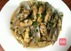 姜葱炒蛏子的做法图解7