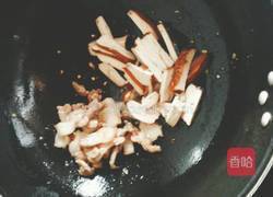 豆腐干炒肉的做法图解3