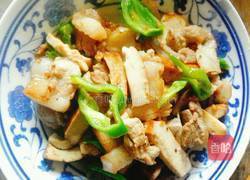 豆腐干炒肉的做法图解4