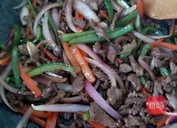 双椒牛肉丝的做法图解5