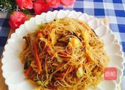 鸡蛋炒米线的做法图解9