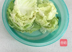 菜心虾肉煲的做法图解2