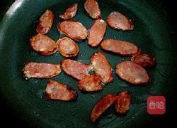 蒜苔炒腊肠的做法图解11