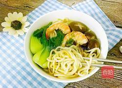 香菇虾仁面的做法图解14