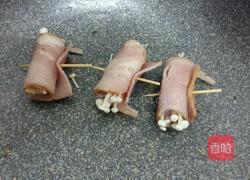 培根香菇卷的做法图解2