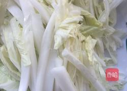 白菜粉条肉的做法图解3
