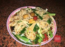 蒜苗拌金针菇的做法图解10