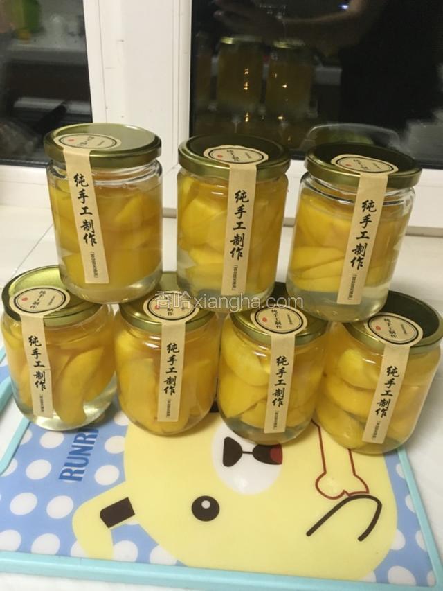 自制桃罐头