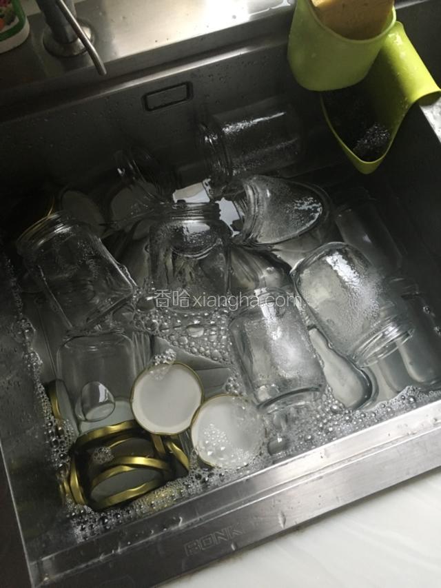  淘宝买来的罐头瓶，350升和480升