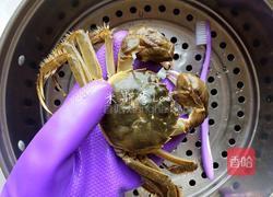 清蒸河蟹的做法图解2