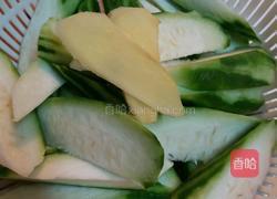 絲瓜浸雞的做法图解3