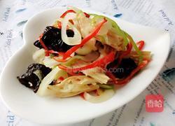 洋葱木耳拌腐竹的做法图解13