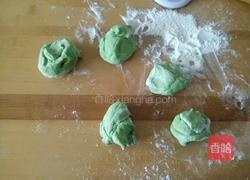 绿玫瑰花卷的做法图解6