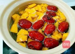 双红南瓜补血汤的做法图解4