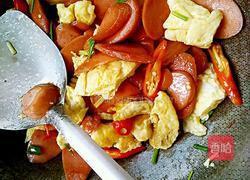 火腿肠炒鸡蛋的做法图解8