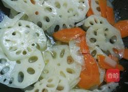 素炒莲藕胡萝卜片的做法图解7