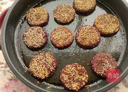 紫薯芝麻饼的做法图解10