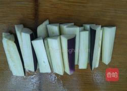 虾仁扒茄条的做法图解1