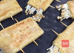 铁板脆皮金针菇的做法图解3