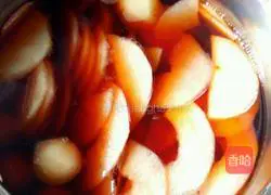 Illustration of how to make red wine pears 3