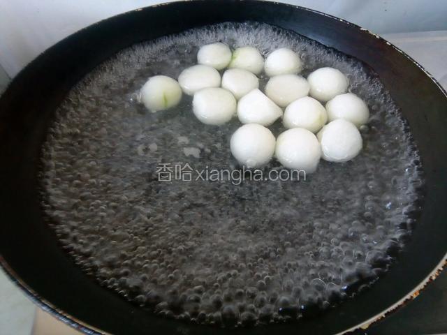 焯盐水，