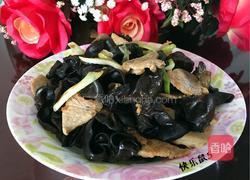 木耳炒肉片的做法图解12
