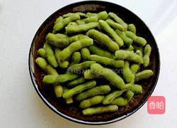 茶香毛豆的做法图解2