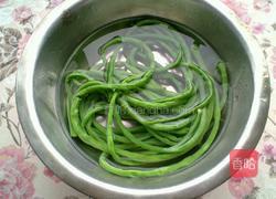 麻汁豆角的做法图解3