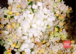 水果炒饭的做法图解6