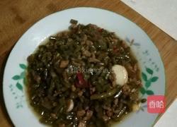酸豆角炒肉的做法图解4