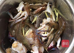 海蟹鲜虾粥的做法图解4