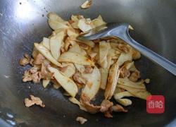 高笋炒肉的做法图解3