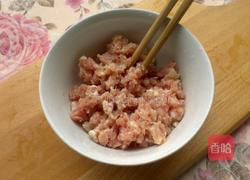 小白菜丸子汤的做法图解3