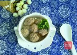 汆牛肉丸子的做法图解10