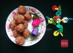 油炸胡萝卜小肉丸的做法图解9