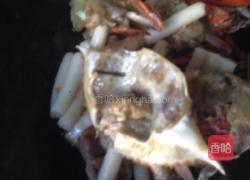 螃蟹炒年糕的做法图解10