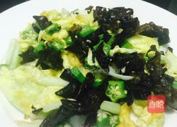 大葱木耳炒鸡蛋的做法图解4