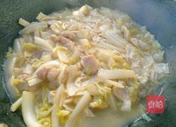 大白菜炖干豆腐的做法图解9