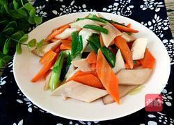 杏鲍菇炒胡萝卜的做法图解8