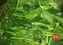 猪肝炒菠菜的做法图解9