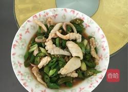 青椒炒鱿鱼的做法图解6