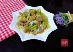 大葱爆肉的做法图解8