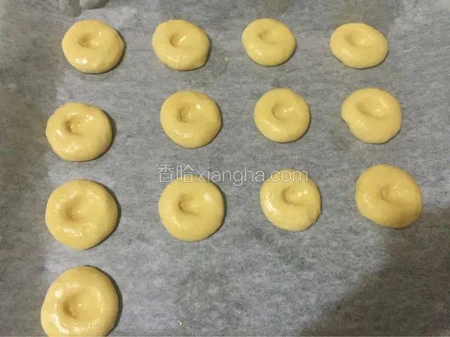 依次做好所有的面团