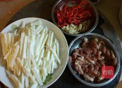 茭白肉丝的做法图解2