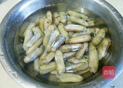 爆炒蛏子的做法图解1