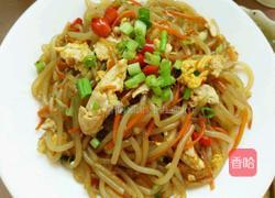 鸡蛋炒米线的做法图解11