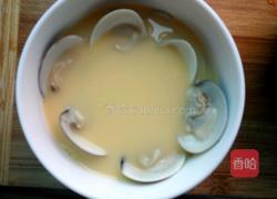 文蛤蒸蛋的做法图解3
