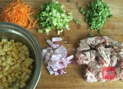 肉末蔬菜焗烤饭的做法图解2