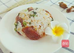 广式香肠炒饭的做法图解7