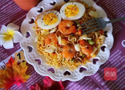 虾仁什锦炒面的做法图解5